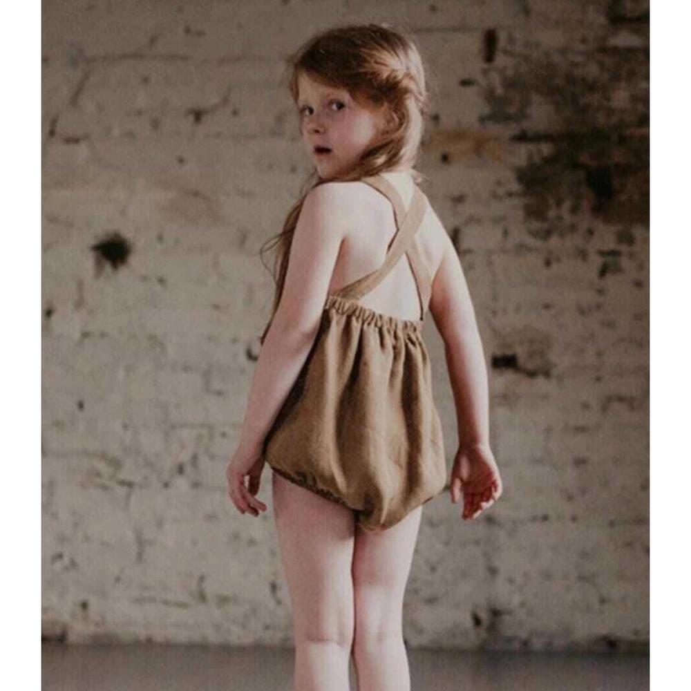 The simple folk linen romper